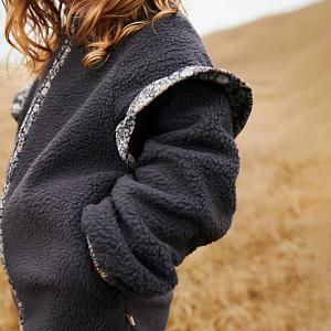 Жакет флисовый Wheat "Ellena Black Sea", ночное море